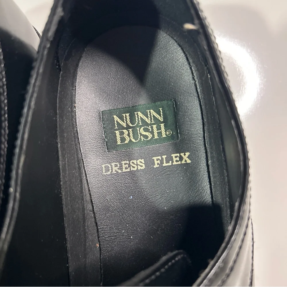 Nunn Bush Black Oxford Leather Shoes
